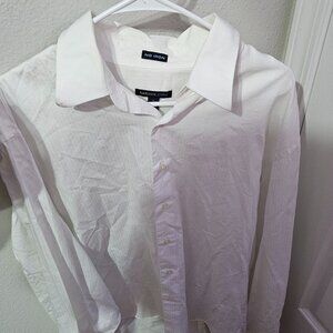 Van Heusen Studio White Button Down Dress Shirt XL